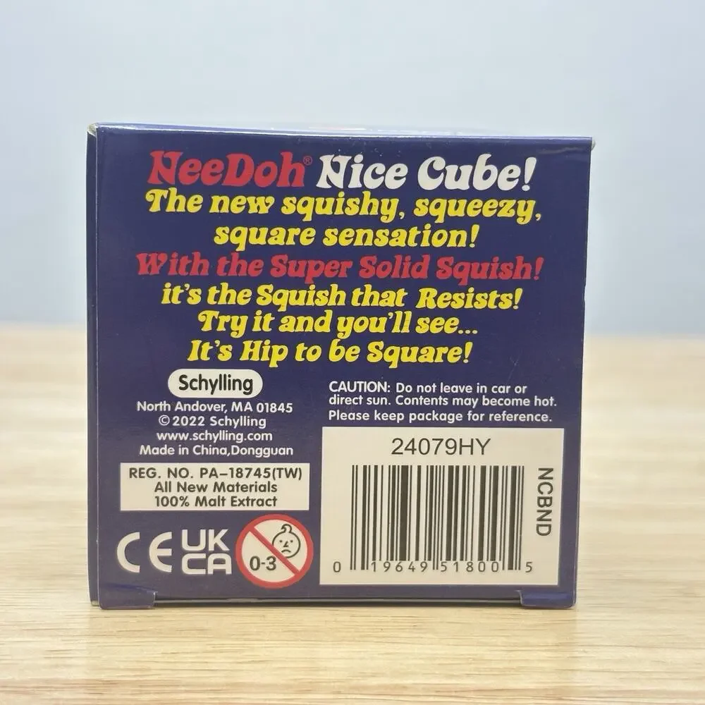 Schylling Nee Doh Nice Cube Pepsi Soda Stress Reliever Super Solid Squish NIB